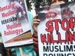 Masa Protes Masalah Rohingya
