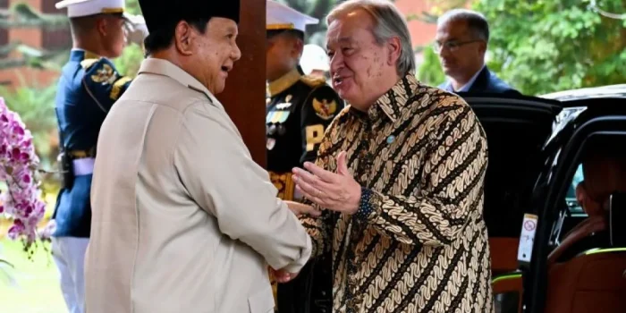 Sekjen PBB Temui Prabowo