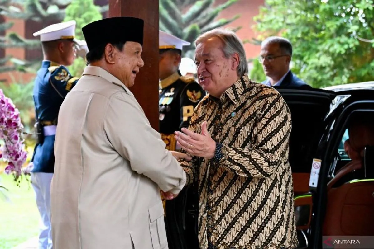 Sekjen PBB Temui Prabowo